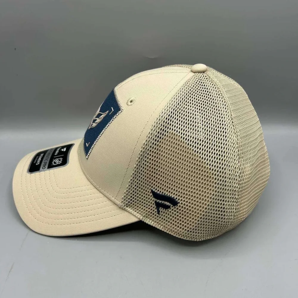 Washington Capitals Trucker Hat Women Beige NHL Fanatics Snap Back Cap
